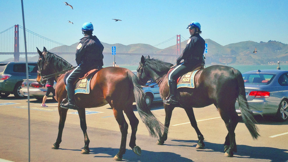 Riders on Horseback San Francisco Police