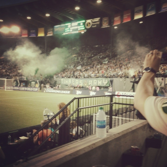 portland timbers army soccer game