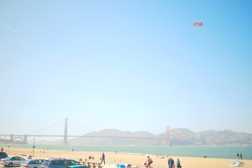 Shore at Crissy Field Golden Gate Bridge