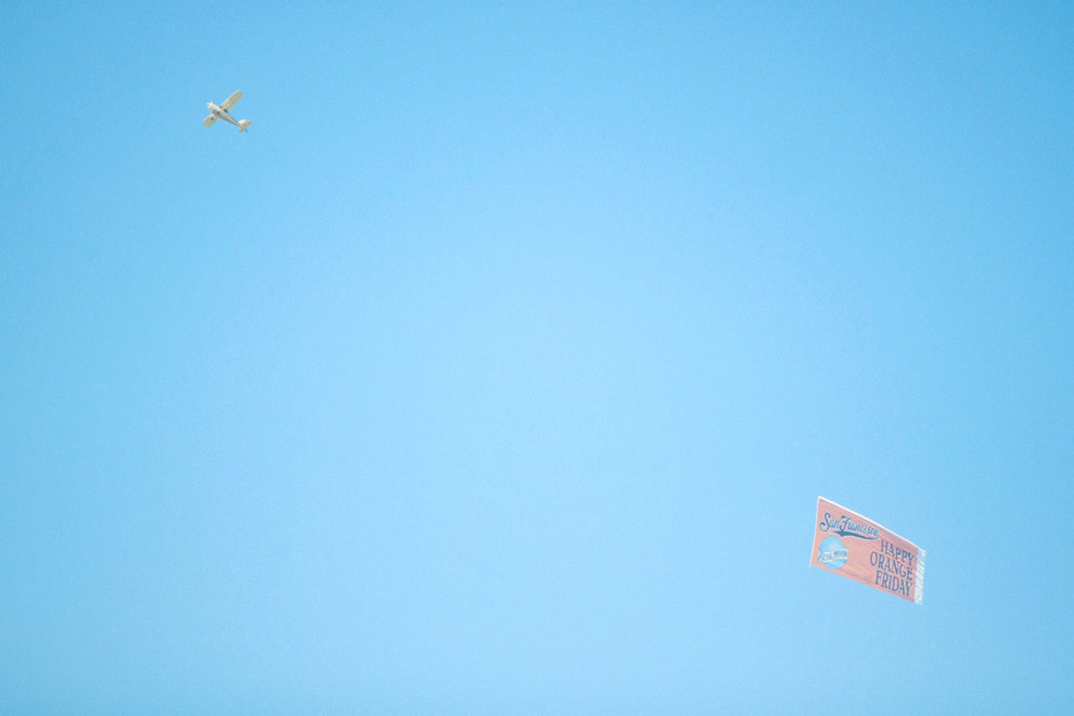 Happy Orange Friday San Francisco Giants Baseball Airplane